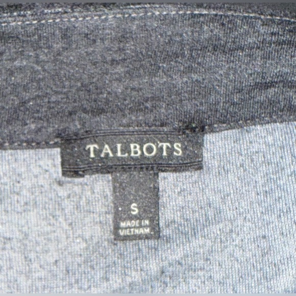 Talbots 2 piece charcoal Gray velour lounge set athleisure small EUC - Picture 5 of 6